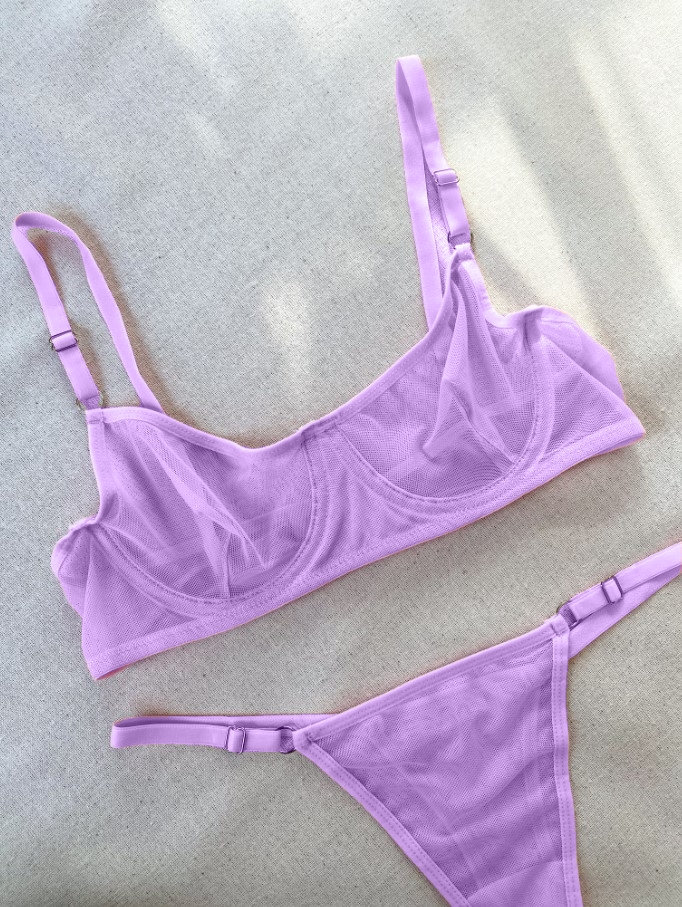 Dantel%20Lilac%20Tül%20Bralet%20Takımı