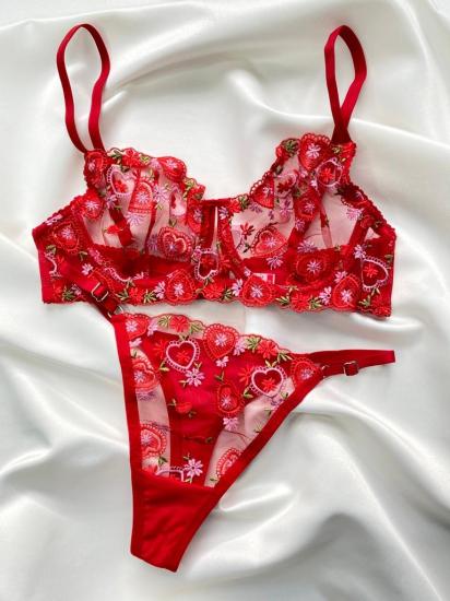 Dantel Heart of Desire  B CUP Bralet Takımı